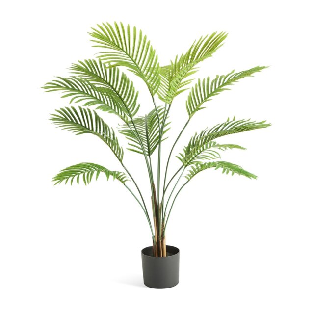 Habitat Artificial Green Areca Palm Plant - 71cm