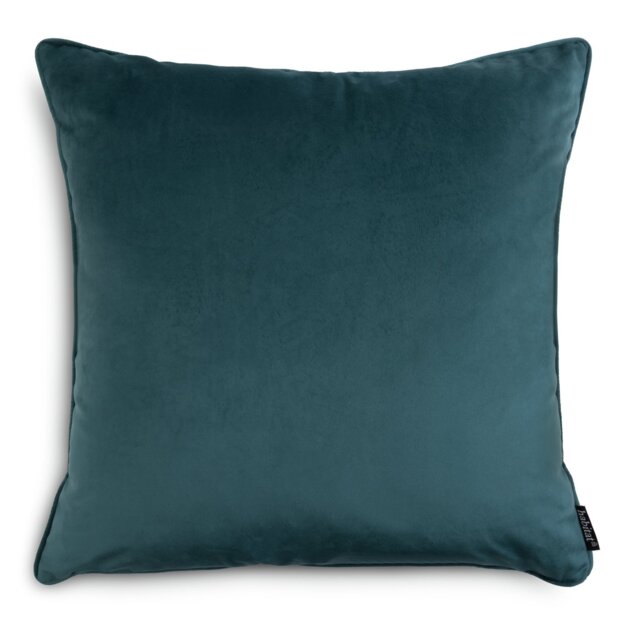 Habitat Velvet Plain Cushion - Teal - 55x55cm