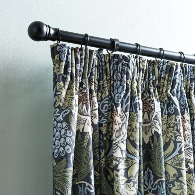 Habitat x Morris & Co. Sunflower Curtains - Navy - 168x183cm
