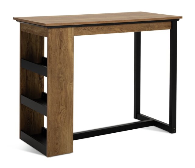 Habitat Nomad 2 Seater Bar Table - Oak