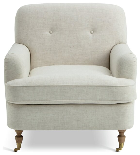 Habitat x Morris & Co. Merton Fabric Armchair - Cream