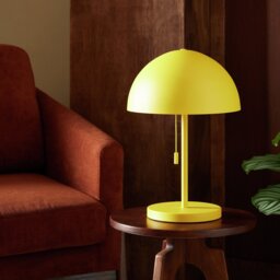 Habitat Mushroom 40cm Metal Table Lamp - Yellow