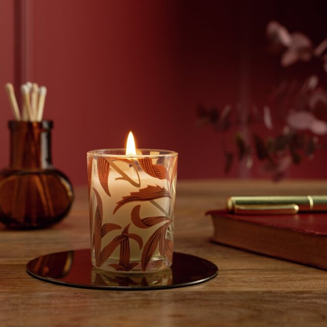 Habitat x Morris & Co. Votive Candle - Oak & Fallen Acorn