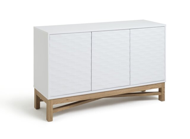Habitat Zander Textured Large Sideboard -White