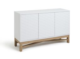 Habitat Zander Textured Large Sideboard -White