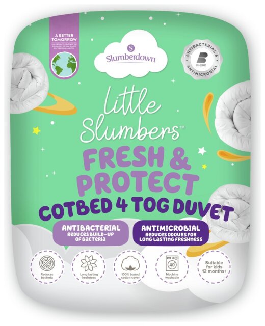 Slumberdown Anti Bacterial 4 Tog Kids Duvet - Toddler