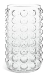 Habitat Tall Bobble Glass Vase - Clear