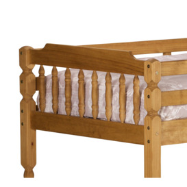 Colonial - Kids Bunk Bed - Waxed Pine - Wooden - Single - 3ft - Happy Beds - thumbnail 2