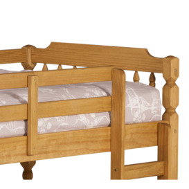 Colonial - Kids Bunk Bed - Waxed Pine - Wooden - Single - 3ft - Happy Beds - thumbnail 3