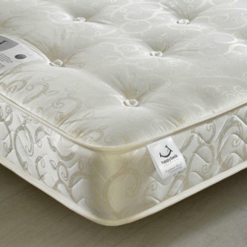 Gold Tufted Orthopaedic Spring Mattress - 2ft6 Small Single (75 x 190 cm)