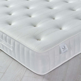 Maestro Spring Memory Foam Tufted Mattress - Double - Soft to Medium Firmness - Memory Foam & Open Coil - 4ft6 (135 x 190 cm) - Happy Beds