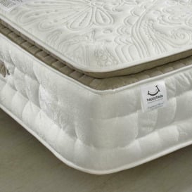 Windsor 3000 Pocket Sprung Memory Wool Orthopaedic Pillow Top Mattress - 4ft6 Double (135 x 190 cm)