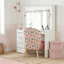 Disney Princess Chair - Patterned - Pink - Fabric - Happy Beds