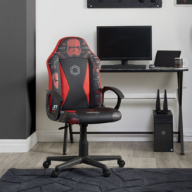 Disney - Sith Trooper - Computer Gaming Chair - Black/Red - Faux Leather - Happy Beds
