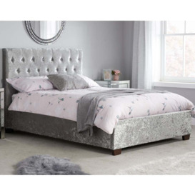 Cologne - King Size - Grey - Low Foot-End - Fabric - 5ft - Happy Beds