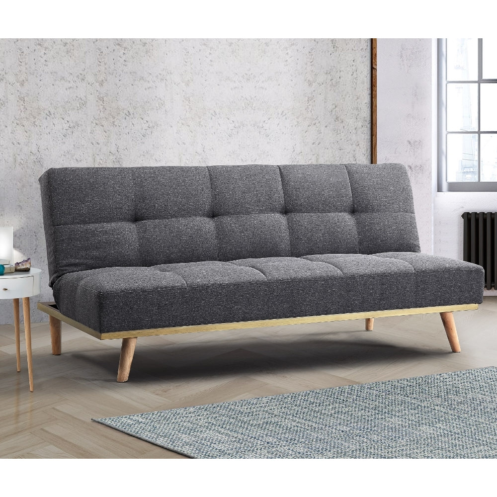 Snug - Fabric Sofa Bed - Grey - Fabric - Happy Beds