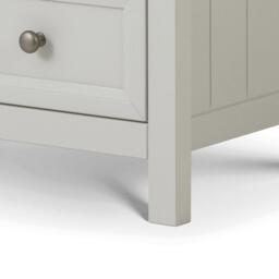 Maine - 3+2 Drawer Chest - Dove Grey - Wooden - Happy Beds - thumbnail 4