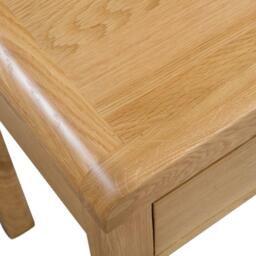 Curve - 2 Drawer Dressing Table - Oak - Wooden - Happy Beds - thumbnail 7