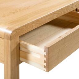 Curve - 2 Drawer Dressing Table - Oak - Wooden - Happy Beds - thumbnail 8