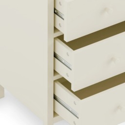 Coxmoor 3-Drawer Chest of Drawers - Oak - Wooden - Happy Beds - thumbnail 5