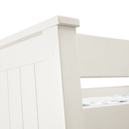 Maine - Single - Kids Bunk Bed - Surf White - Wooden - 3ft - Happy Beds - thumbnail 2