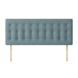 Cornell - King Size - Buttoned Headboard - Duck Egg Blue - Fabric - 5ft - Happy Beds - thumbnail 5