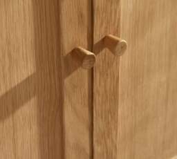 Coxmoor – 2 Door Wardrobe – Oak – Wooden - Happy Beds - thumbnail 3