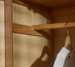 Coxmoor – 2 Door Wardrobe – Oak – Wooden - Happy Beds - thumbnail 5