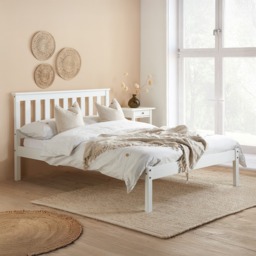 Denver -Single - White - Wood - 3ft - Happy Beds