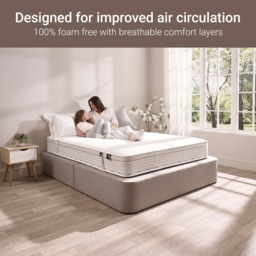 Jay-Be - TrueCore - King Size - 2000 e-Pocket Hybrid Mattress - Fabric - Vacuum Packed - 5ft - Happy Beds - thumbnail 8