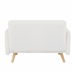 Roxy - 2-Seater - Sofa Bed - White - Fabric - thumbnail 6