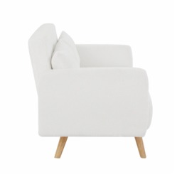 Roxy - 2-Seater - Sofa Bed - White - Fabric - thumbnail 5