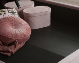 Lottie - King Size - Ottoman Bed Frame - Pink - Velvet - Art Deco -  5FT - Happy Beds - thumbnail 5