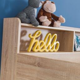 Orion - Kids Oak Bunk Bed -with Storage - Single - 3ft - Happy Beds - thumbnail 2