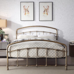 Mostyn - Single - Decorate Metal Bed - Antique Bronze - Metal - 3ft - Happy Beds - thumbnail 3