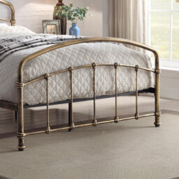 Mostyn - Single - Decorate Metal Bed - Antique Bronze - Metal - 3ft - Happy Beds - thumbnail 6