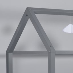 Home - Single - Kids Treehouse Bed - Grey - Wood - 3ft - Happy Beds - thumbnail 3