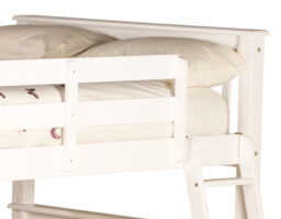 Malvern - Kids White Wooden Sleeper Bunk Bed - Quadruple - 4ft - Happy Beds - thumbnail 5