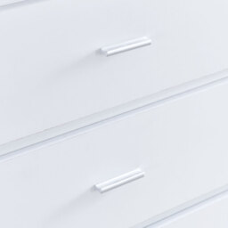 Ersa - Single - Kids Mid Sleeper Bed Bed - Storage and Desk - Grey and White - Wooden - 3ft - Happy Beds - thumbnail 7