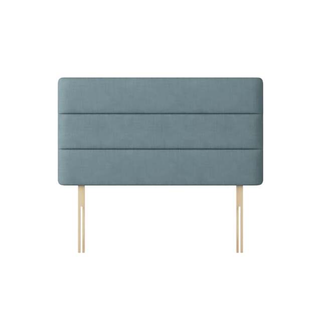 Cornell - King Size - Lined Headboard - Duck Egg Blue - Fabric - 5ft - Happy Beds - image 1