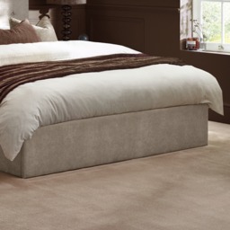Peggy - Double - Ottoman Storage Bed - Natural - Fabric - 4ft6 - thumbnail 6