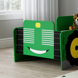 Tractor - Children's Toddler Bed - Green - Wood - 70x140cm - Happy Beds - thumbnail 3