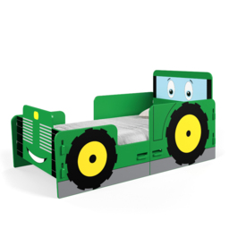 Tractor - Children's Toddler Bed - Green - Wood - 70x140cm - Happy Beds - thumbnail 5
