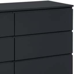 Oslo - 6 Drawer Chest of Drawers - White - Wooden - Happy Beds - thumbnail 7