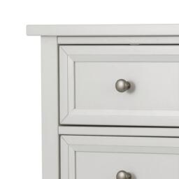 Maine - 5 Drawer Tall Chest - Dove Grey - Wooden - Happy Beds - thumbnail 3