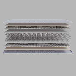 Maryland - Small Single - Open Coil Spring Contract Mattress with Crib 5 Certification - Fabric - 2ft6 - thumbnail 6