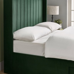 Leila - King-Size - Storage Bed - Green - Velvet - 5ft - thumbnail 2