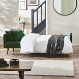 Andi – Fold-Out Sofa Bed - Green - Fabric - thumbnail 2