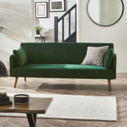 Andi – Fold-Out Sofa Bed - Green - Fabric