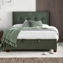 Walkworth – King Size – Fabric Ottoman Storage Bed - Green - Fabric – 5ft – Happy Beds - thumbnail 3